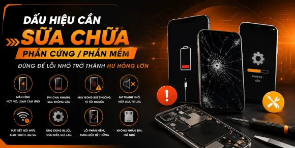 Sửa điện thoại laptop: Khi nào cần chạy lại phần mềm, khi nào phải thay linh kiện?